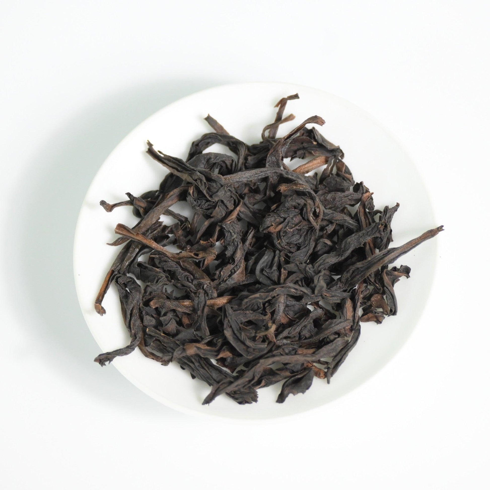 Lao Cong Shui Xian Oolong  dry tea leaves 