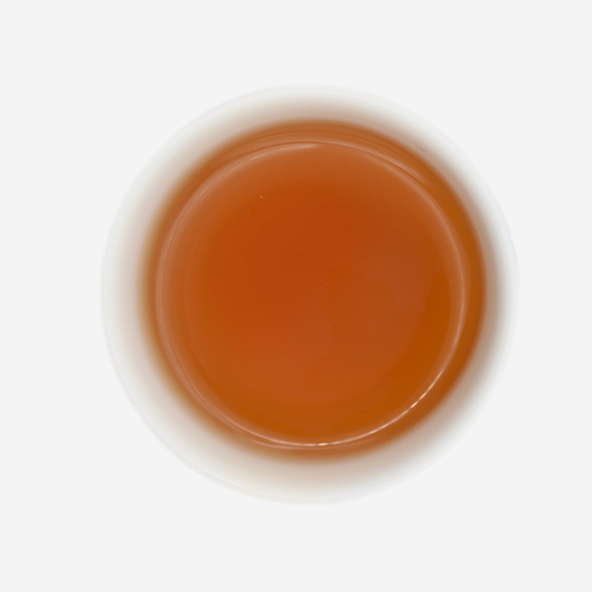 Tea soup color of Rou Gui Oolong Tea 