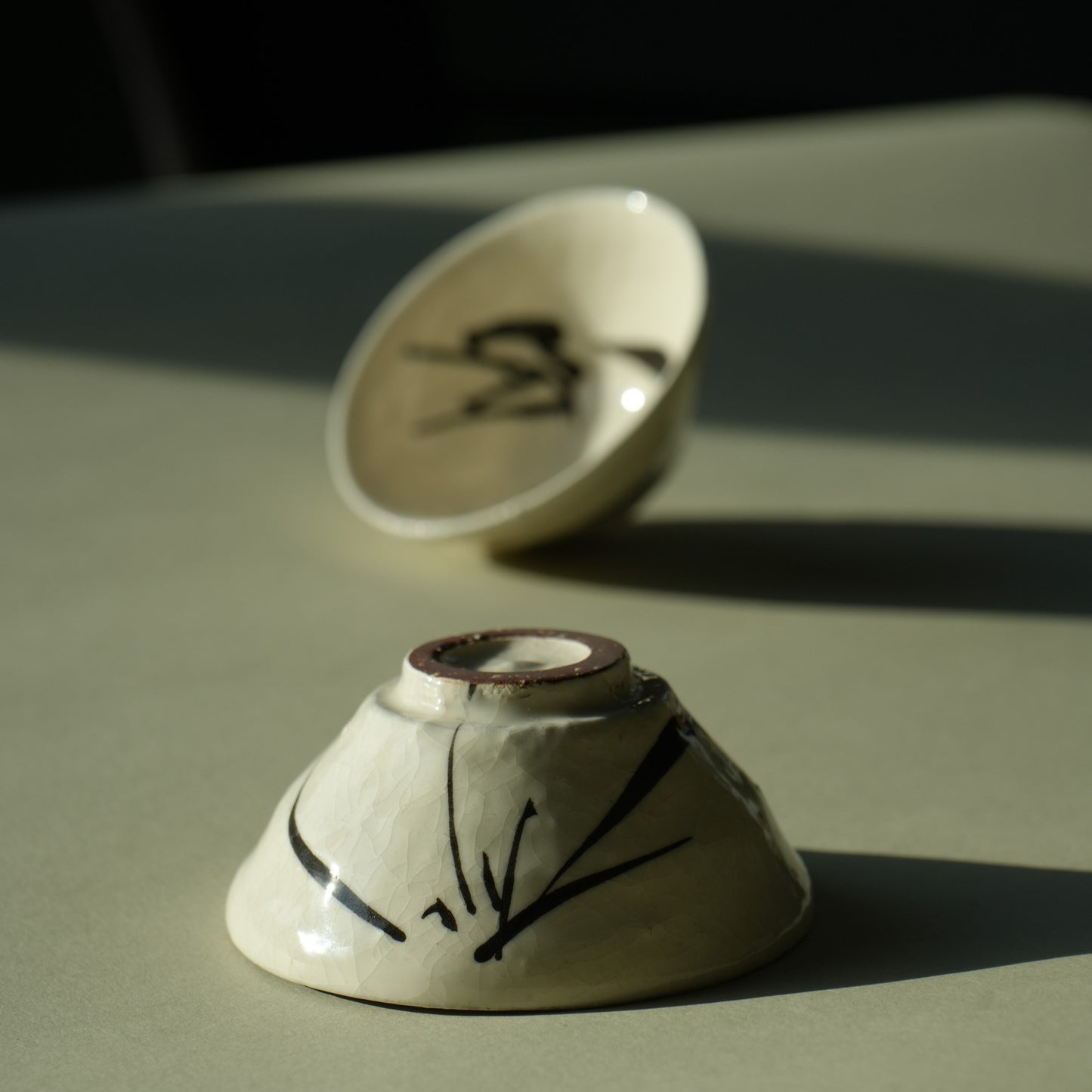 Zhang Ru Jia - Handmade Chai-fired Tea Cup 70 ml x2