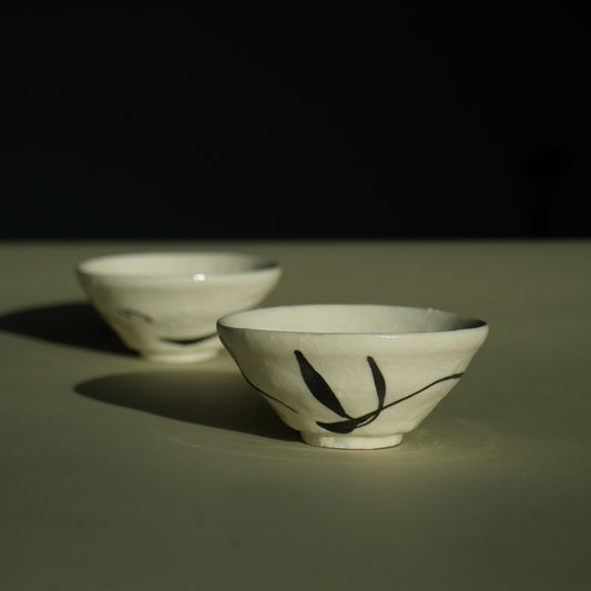 Zhang Ru Jia - Handmade Chai-fired Tea Cup 70 ml x2