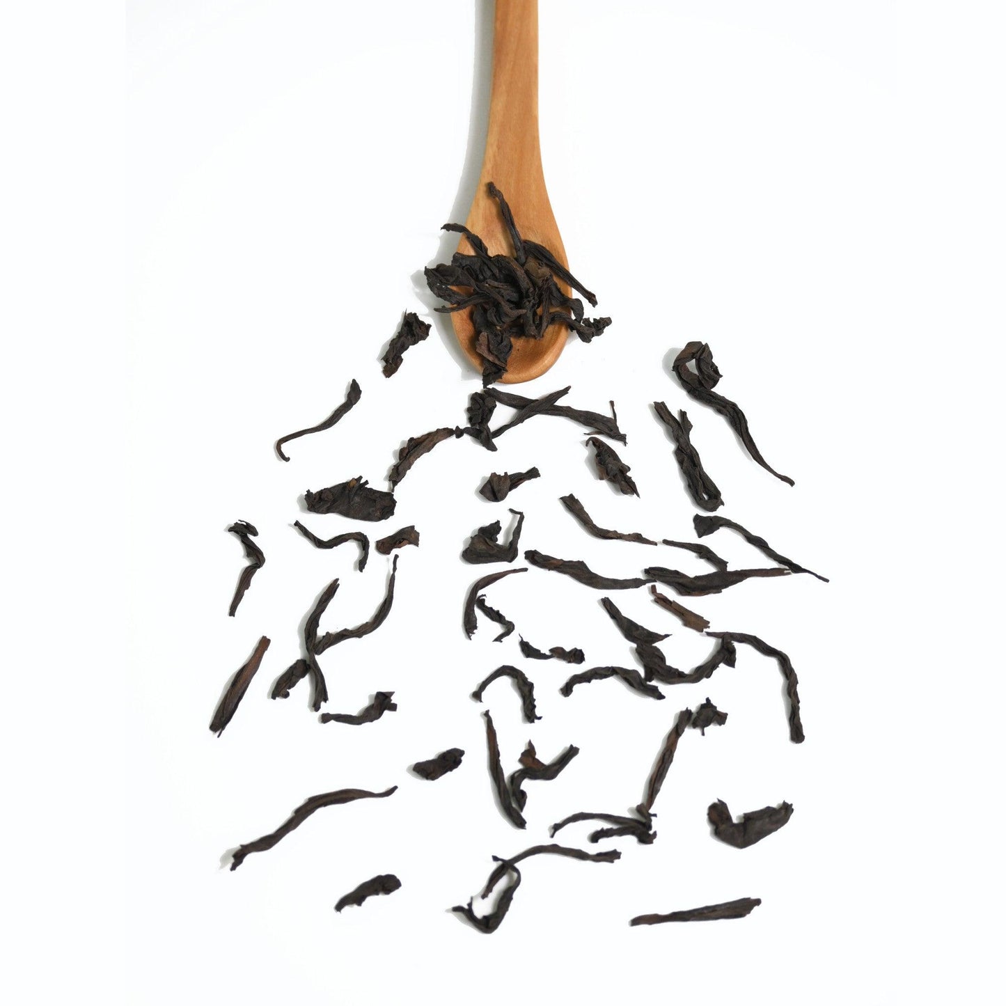 Tea leaves of Si Chá's Gaocong Shuixian Oolong Tea